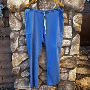Figs Yola Skinny Scrub Pants Blue Women Size XL TW2000